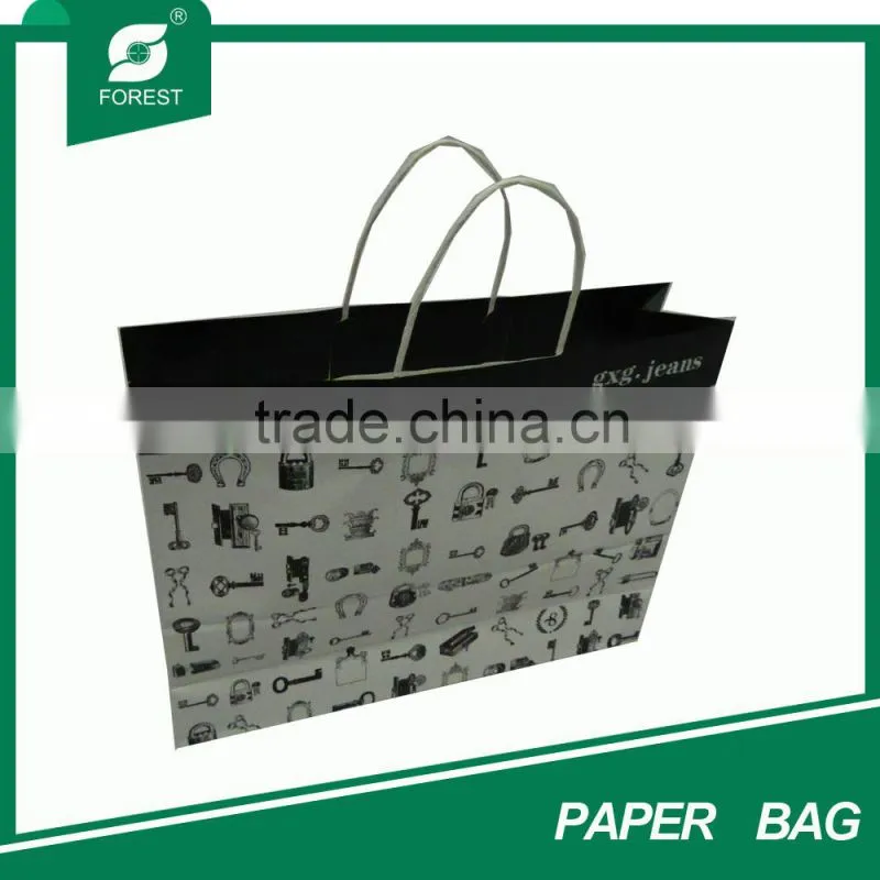 WHITE FLOWER SEED DECORATIVE PAPER BAGS
