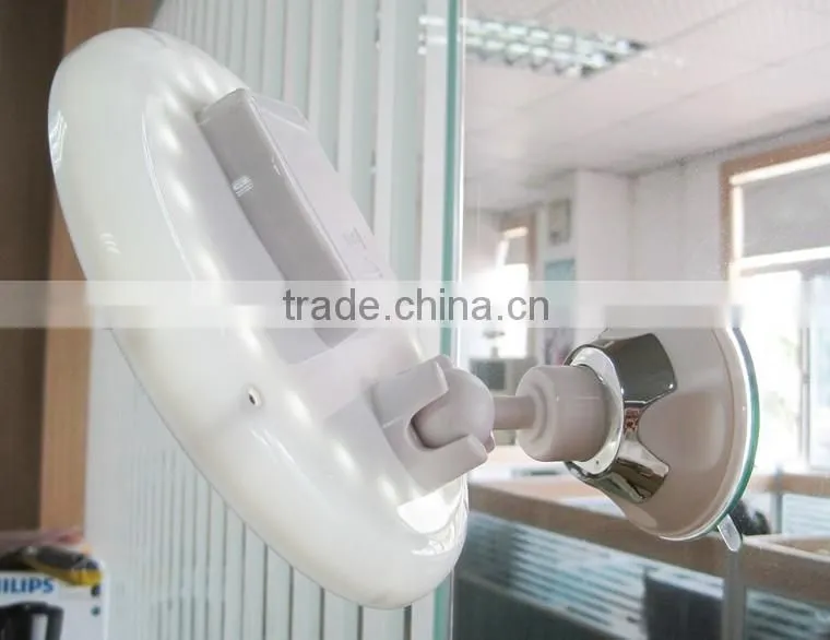 make up mirror with suction cups 10x cosmetic led mirror
