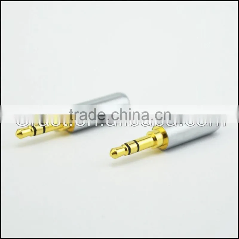 3 poles RCA Connector 3.5mm jack RCA Audio Connector RCA audio plug 3.5mm audio plug Stereo Headphone adapter