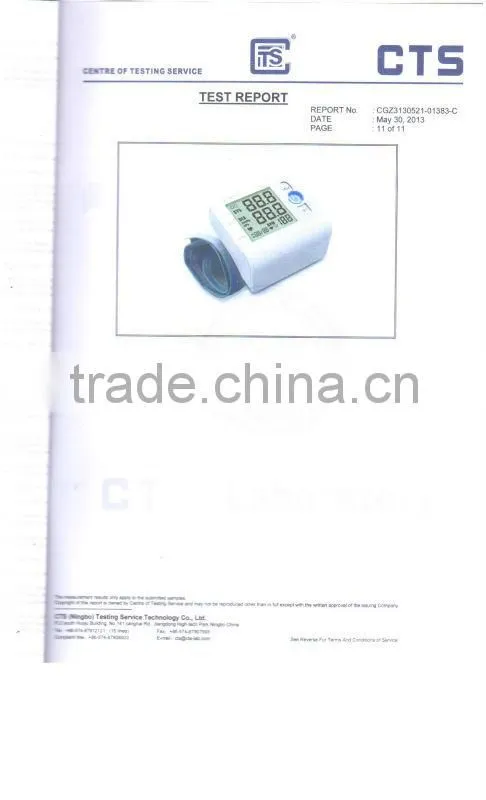 Auto-Reading Blood Pressure Monitor Arm type with memory