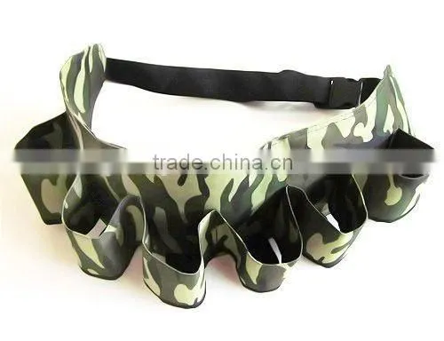 6 can beer bottle holder camouflage fanny pack
