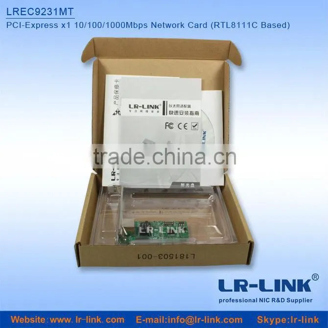 pci-e 10/100/1000Mbps RTL8111C realtek rj45 ethernet card