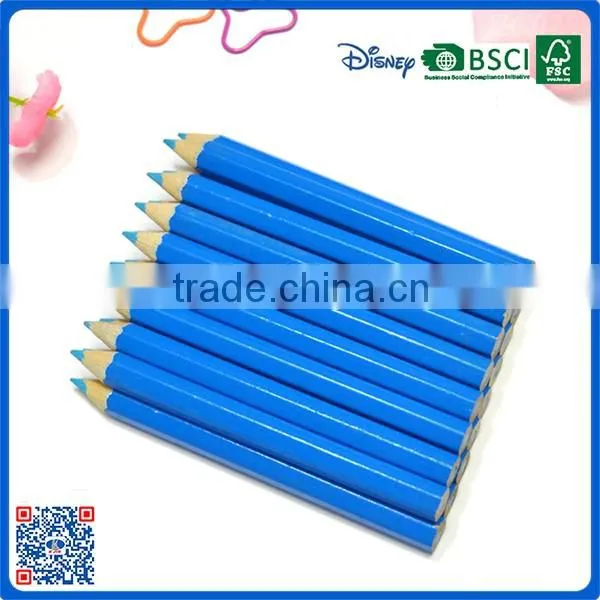 2016 bulk sale small wood color pencil from China with AAA quality