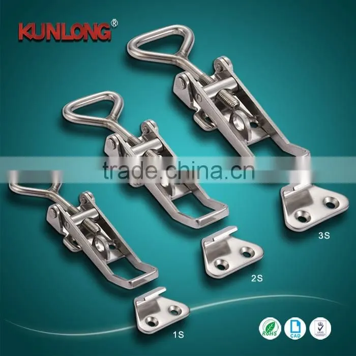 SK3-016 China supplier Stainless Steel adjustable draw bolt latch / lockable Toggle latch
