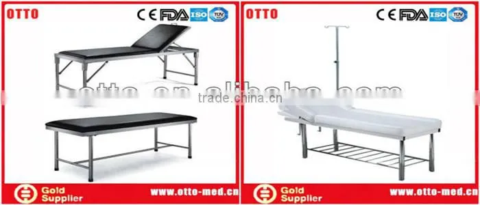 Adjustable backrest adjustable medical examination couch patient examination bed
