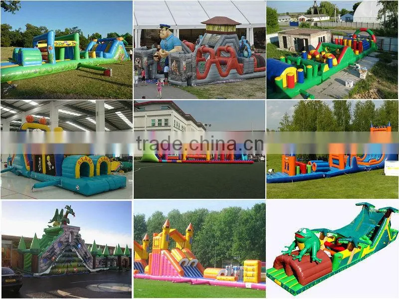 Palm Tree Hot sale Durable PVC Inflatable water Obstacle for Kids