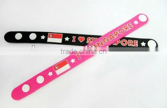 Custom Cheap Personalized Promotional Silicone Bracelet
