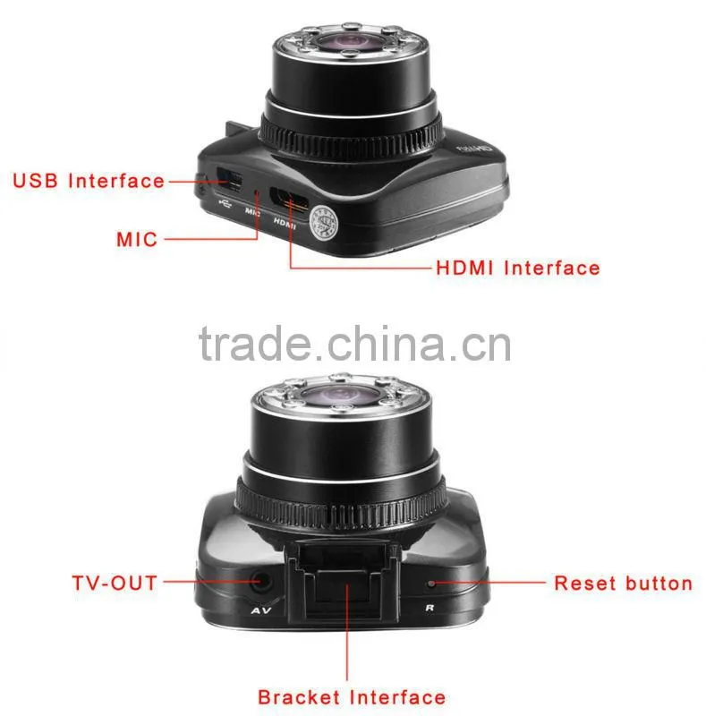 2.0'' full HD 1080p car dvr with wi-fi link function, car black box