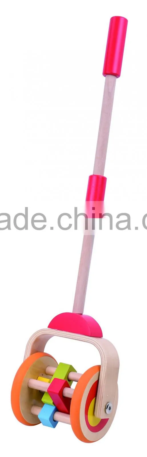 Wholesale Child Play Wooden Hand Push Along Up Toy