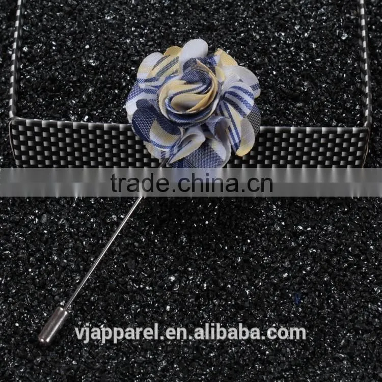 Men Flower Floral Boutonniere Wedding Corsage Prom Lapel Stick Pin Hat Brooch