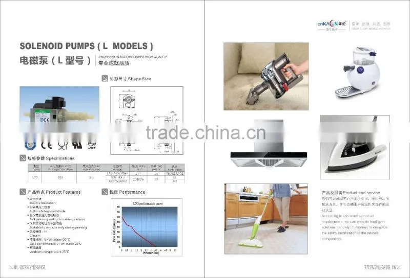 LP3 AC electrical solenoid pump for refrigeration plant or refrigeration equipments