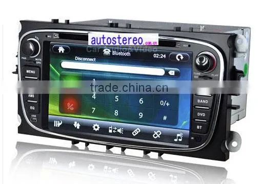 7 inch Car Stereo GPS Headunit Multimedia DVD Player for Ford FocusKuga Galaxy Mondeo S-Max C-Max car GPS Navigation Radio Sat