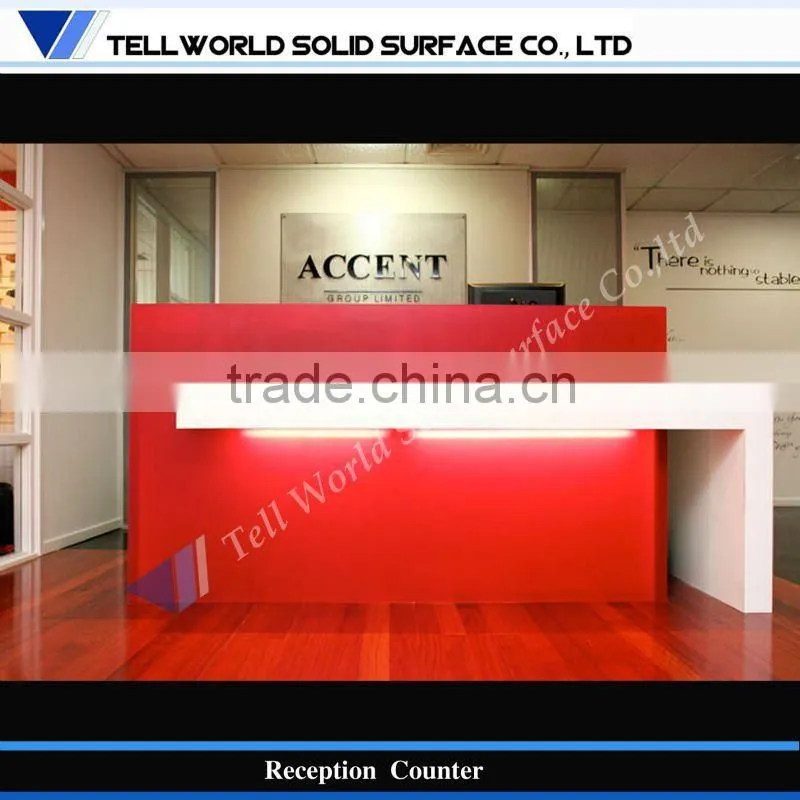 Modern Design Solid Surface Reception Table MART-114