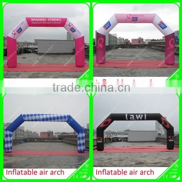Portable inflatable wedding arch
