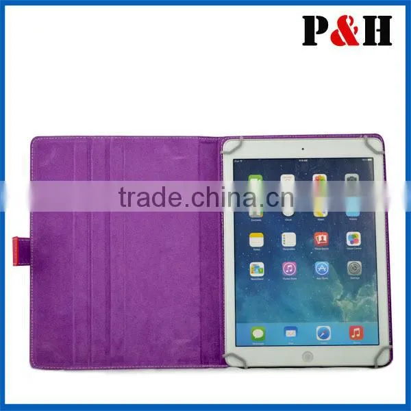 Universal PU leather stand case for tablet 7-10 Inch leather case with manufacture quality