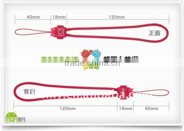 Silicone fashional custom Google Android robot strap