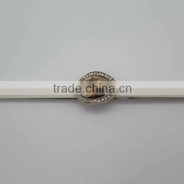 Skinny belt with diamonds and glass for women