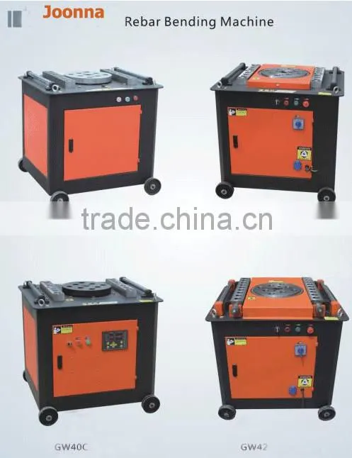 New design GW42 deformed bar bending machine with TUV certification