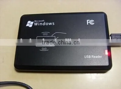 Hot sale fast in reading EM-ID or IC card 125khz rfid desktop reader with usb
