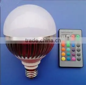 High quality RGB e27 led bulb lighting 12w