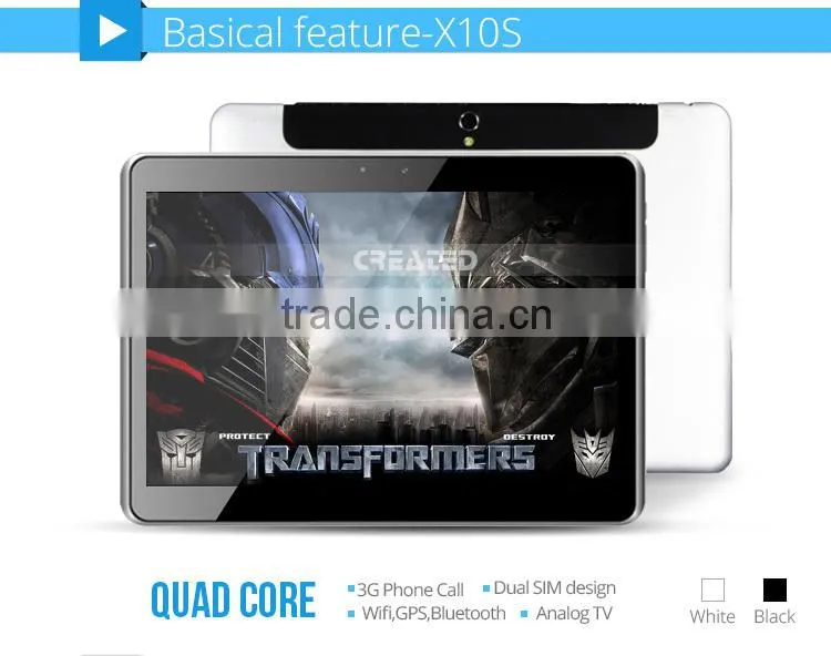 10 tablet pc sim card with android ATV .