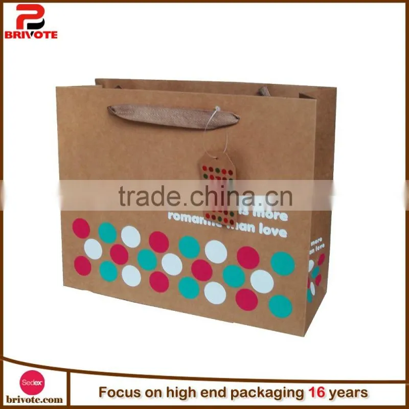 Shopping paper bag/Kraft paper bag/Eco-friendly brown paper bag