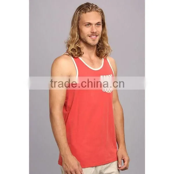 wholesale pocket tank top men