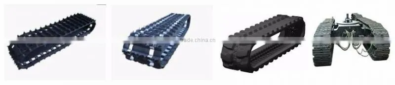 Rubber track for mini excavator rubber track chassis