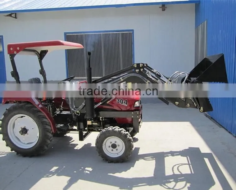 Hot selling TZ-3 30HP 4WD Sunshade tractor Front end loader with 4in1 bucket