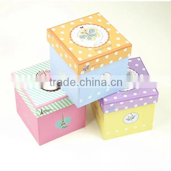 Cartoon Horse Butterfly Tower Christmas Gift Box