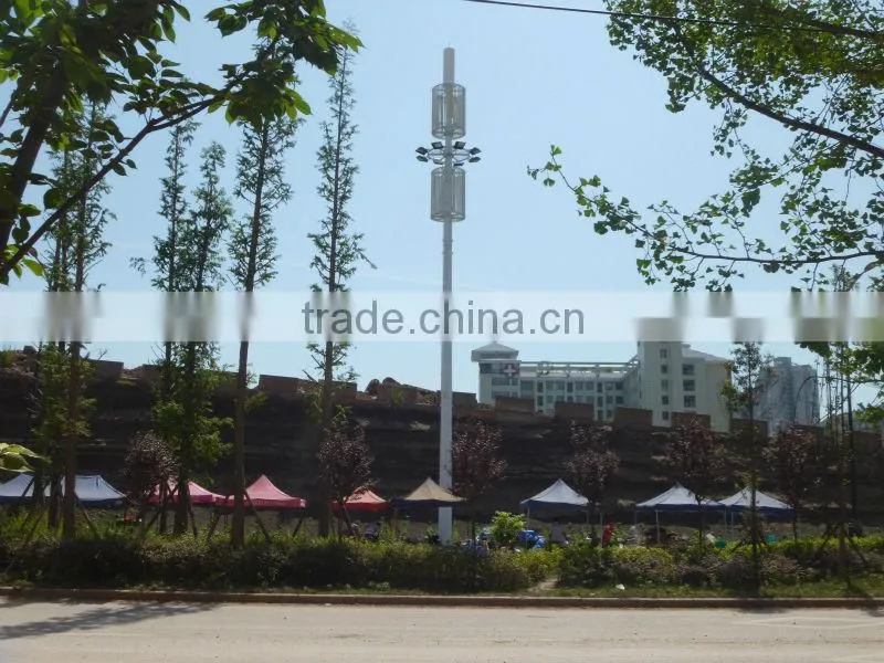 Pyramid/round shape pole beautification antenna tower