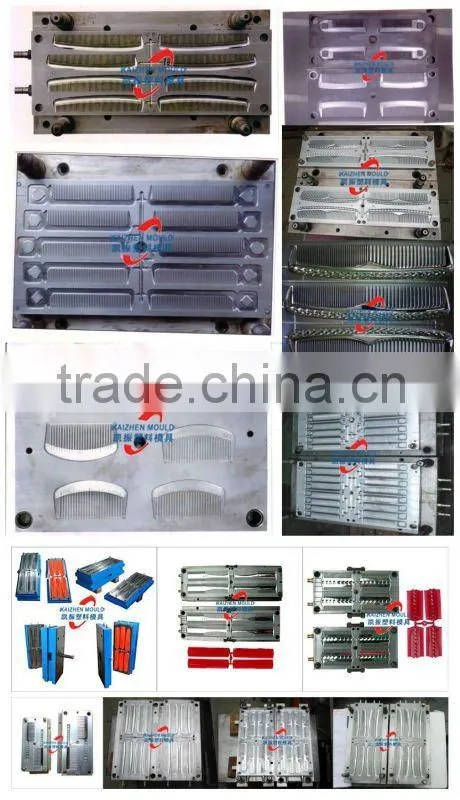 Injection plastic hair bush comb mould in Taizhou