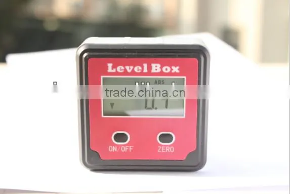 Fast Response Data Storage Low Cost Dual Axis LCD Digital Level Indicator