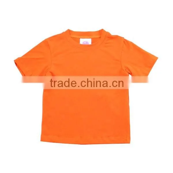 Kaiyo new design custom t-shirt boutique simple pure color round collar short sleeve baby t-shirt OEM factory direct sale kids