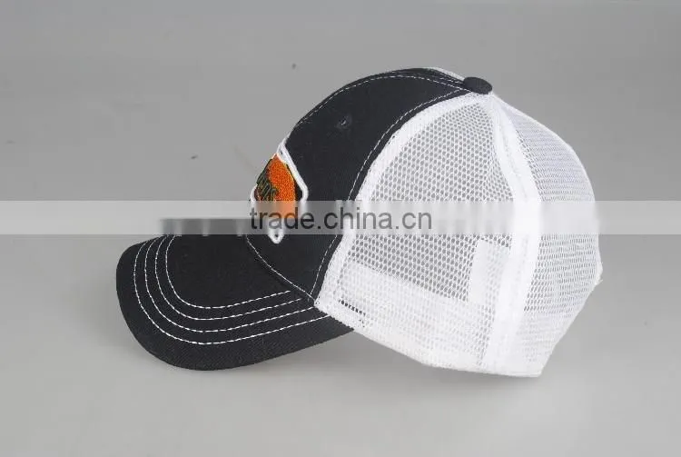 pre-curved baseball mesh cap trucker