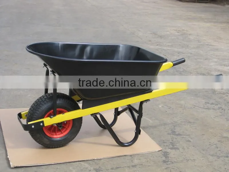 WB8603, 200kg, 100L load capacity,heavy duty steel wheelbarrow for stone, concrete for sale