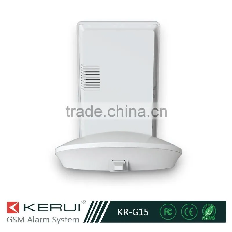 Newest Wireless GSM home alarm system with Touch Panel Home security burglar alarm System (KR-G15)