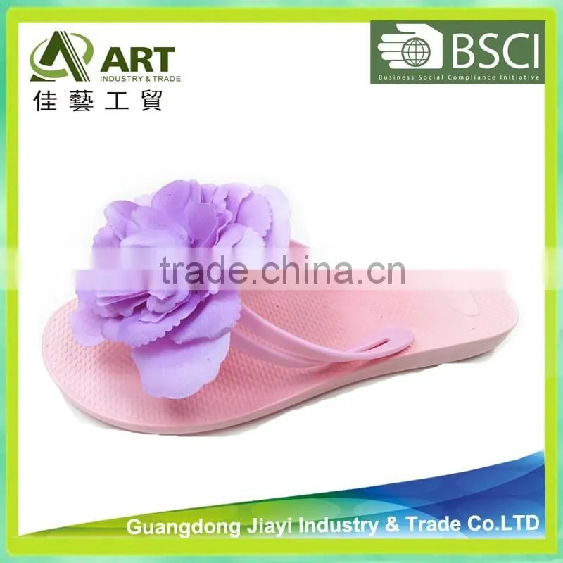 Hot sale flower lady flip flops, beach flip flops, summer slipper