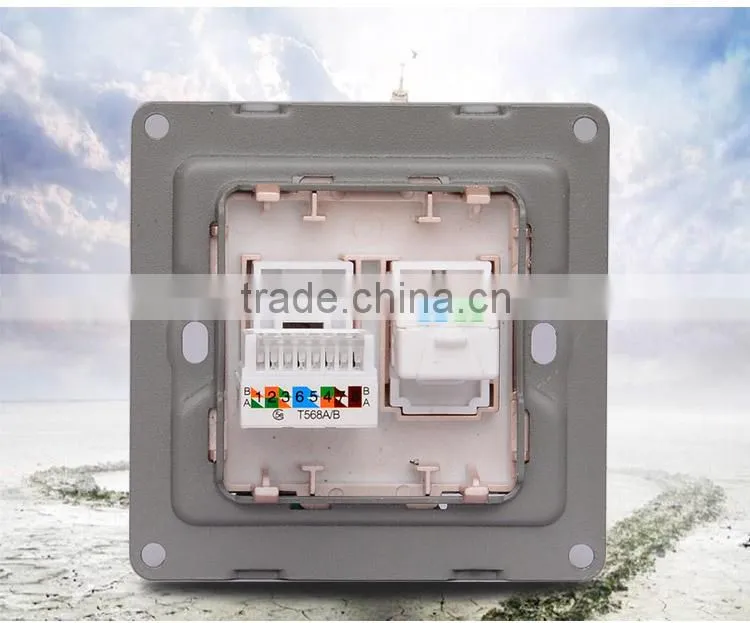 Wall mount double Electrical electric tv wall mount