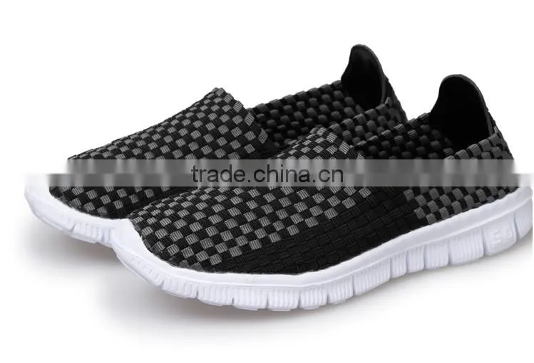 multi color handmade elastic woven shoes,casual shoes