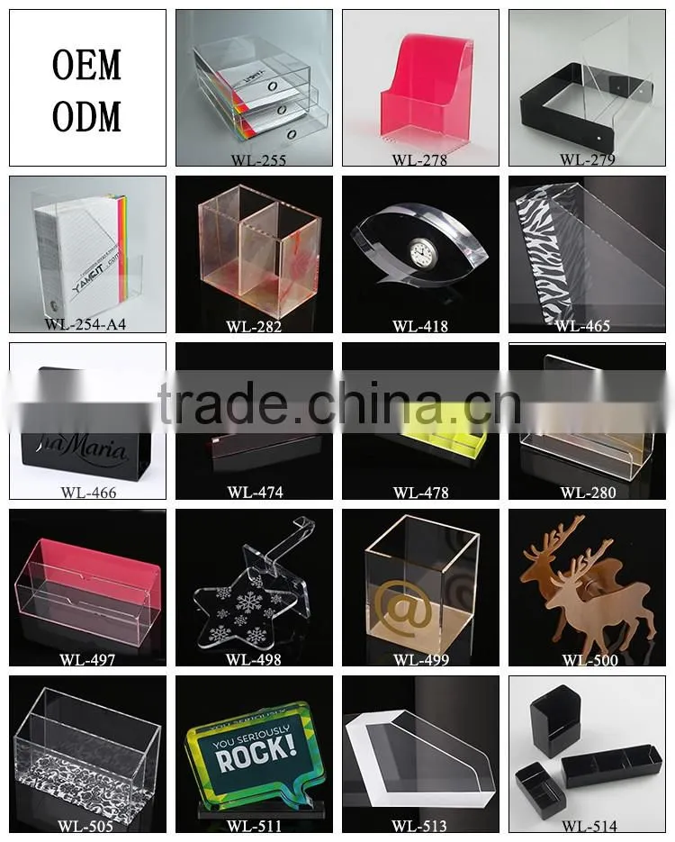 China Manufacturer Transparent A4 Acrylic Document Holder