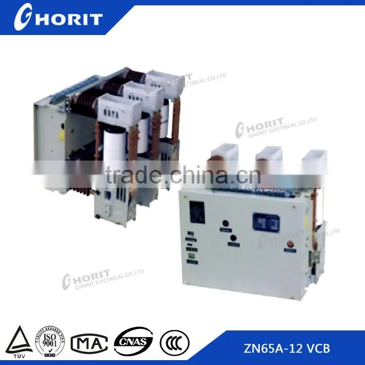 Embedded 3 Poles 24kv Vacuum Circuit Electric Breaker ZN63(VS1)-12