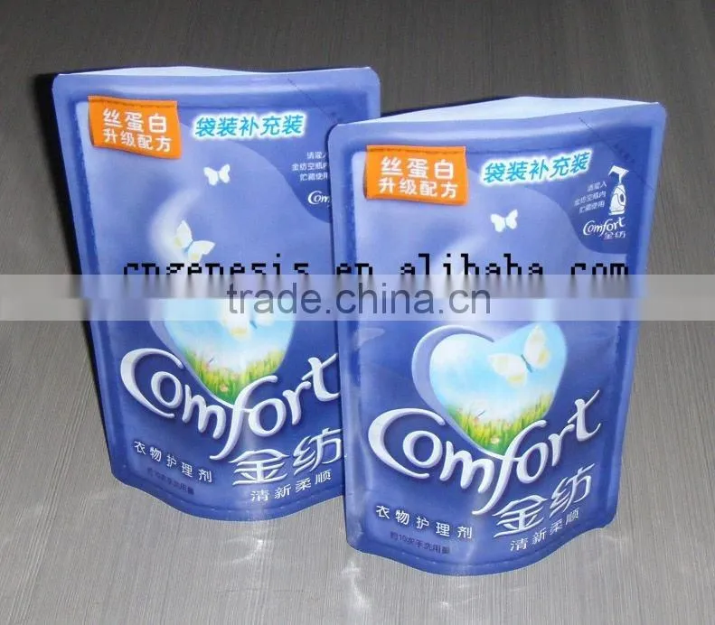 PE laundry detergent bag / cleaning zipper pouch