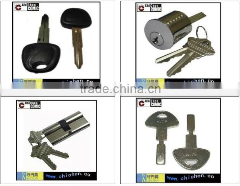 Replacement blank keys for cars
