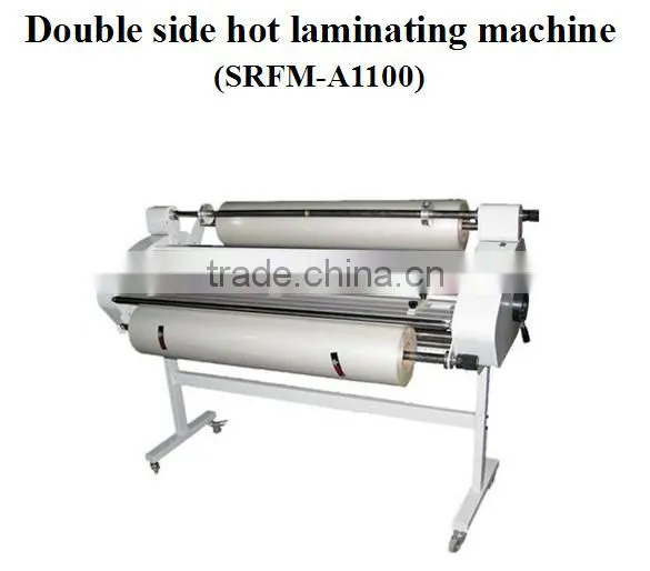 Double sides cold and hot laminating machine