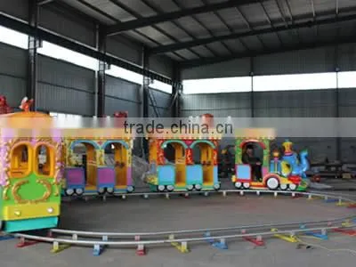 Amusement park elephant mini track tourist train rides for Sale