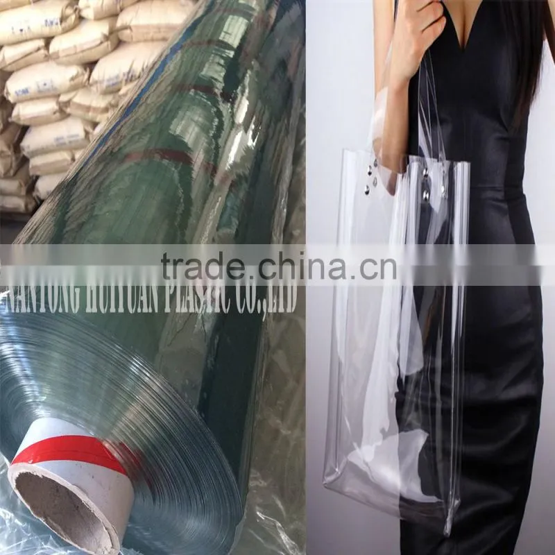 2016 Customized Super Clear PVC Film Sheet Rolls For Plastic Bags