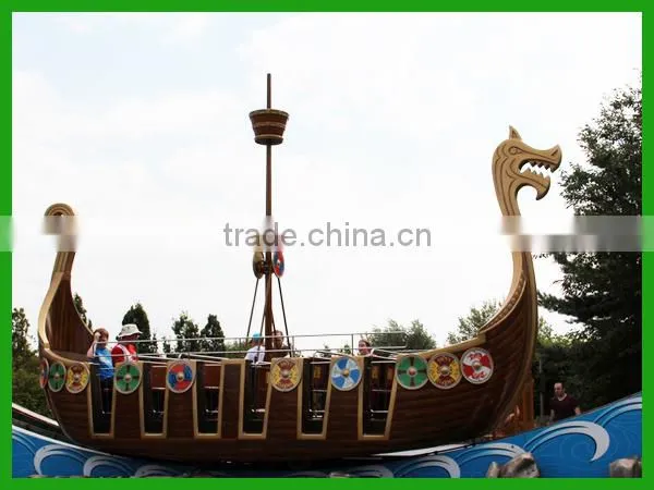 Safety Equipments Theme Park Decorations Real Pirate Ships Pirate Boat for Sale