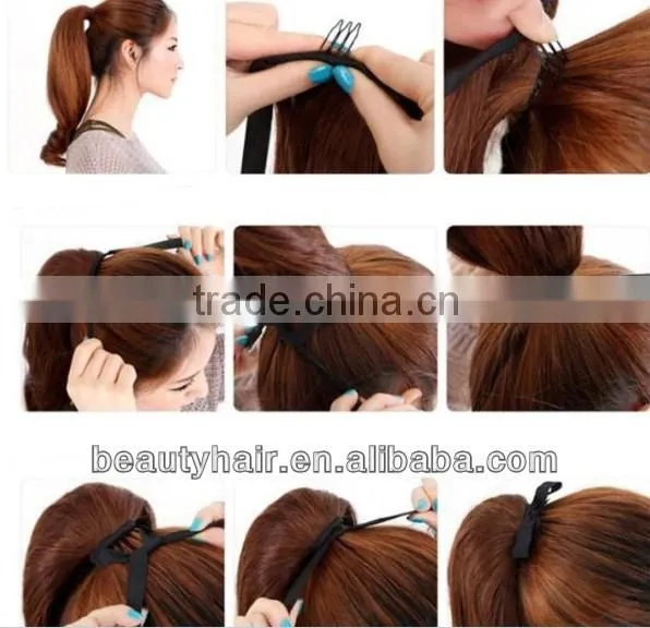 100% Human hair ponytail