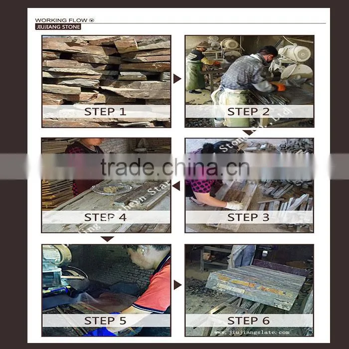 Natural glude Black culture stone wall cladding decoration wall panel